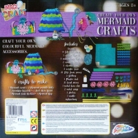 Set de artizanat pentru a crea sirena, accesorii colorate sau bratara de prietenie, Grafix R06-0188